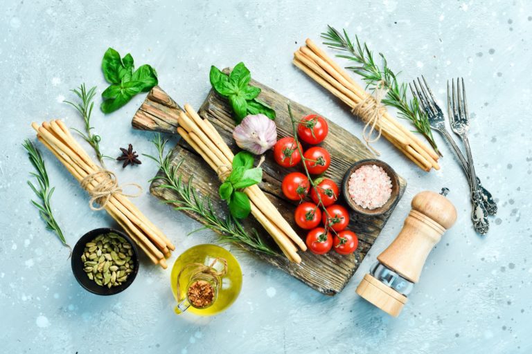 Gressins à l’huile d’olive - Huile d'Olive Vierge Extra Grecque