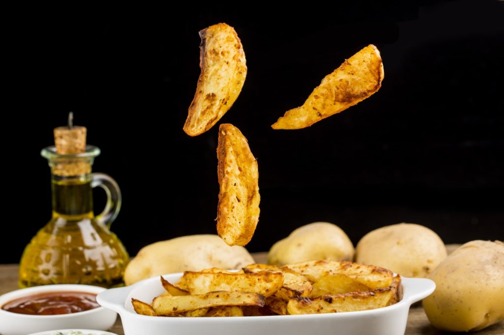 Patates au four - Huile d'Olive Vierge Extra Grecque