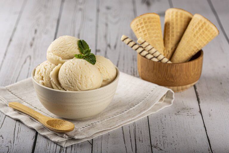 Glace à la vanille