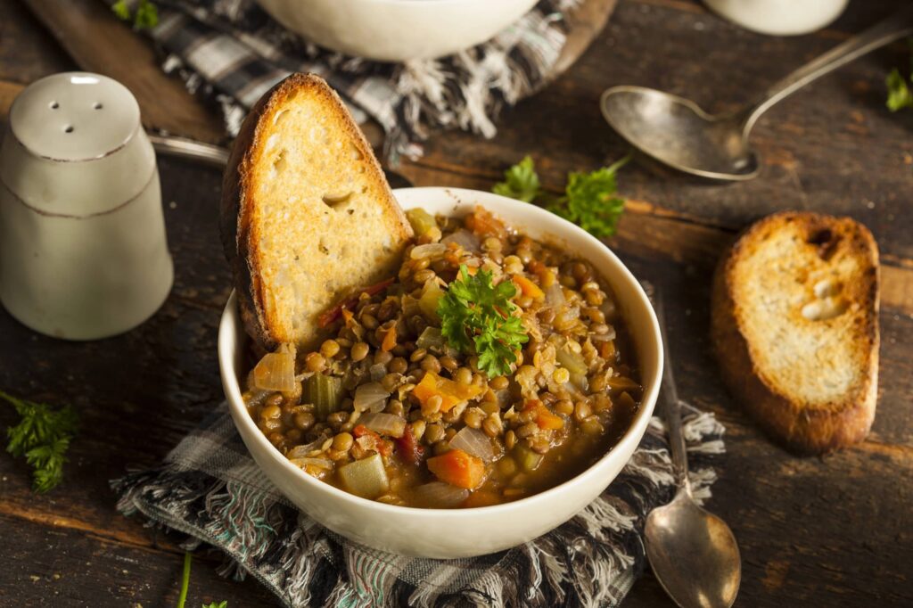 Soupe aux lentilles