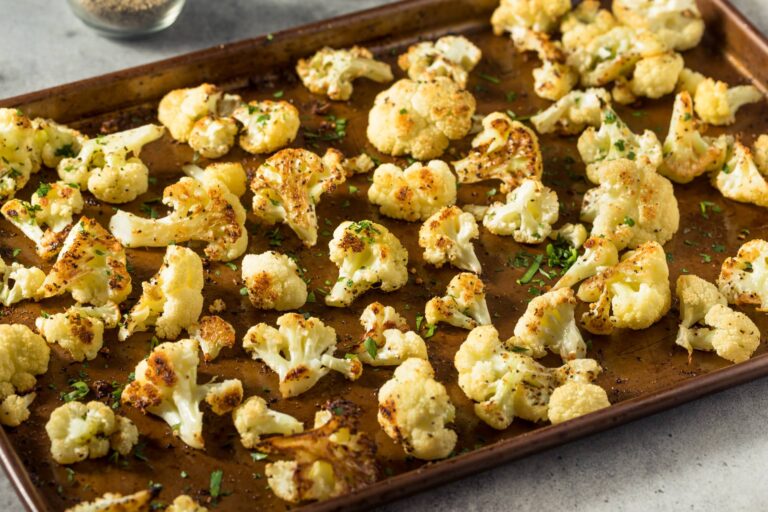 Fleurettes de chou-fleur, huile d’olive et paprika