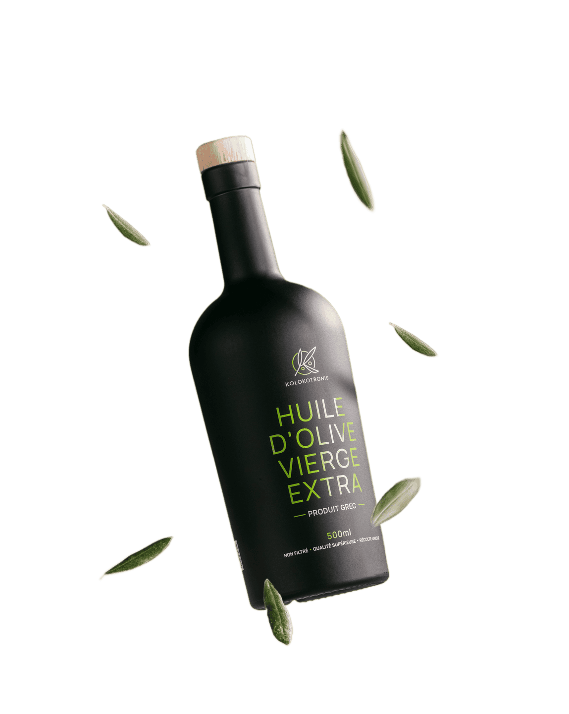 Huile d'olive vierge extra grecque Kolokotronis, pressée à froid, Laconie Péloponnèse