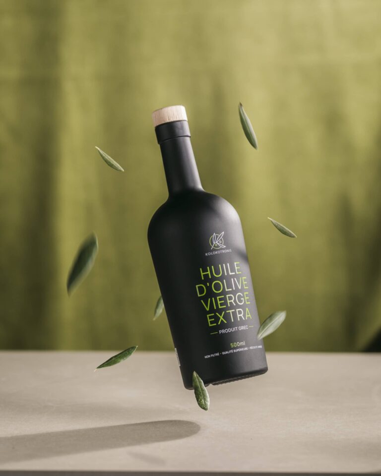 Huile d'olive vierge extra grecque Kolokotronis, pressée à froid, Laconie Péloponnèse