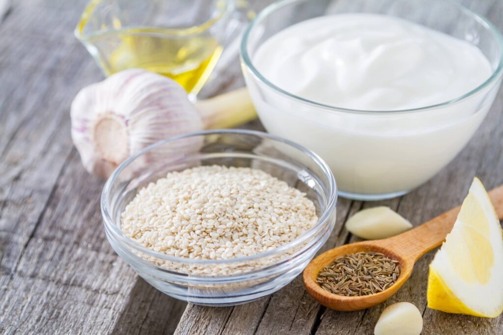 Sauce au yaourt et tahini