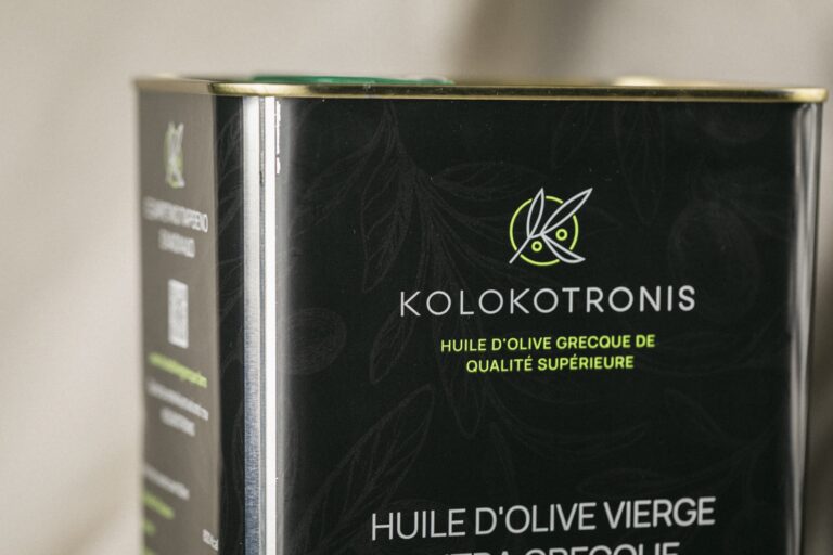 huile d'olive 5 litres bidon métallique Kolokotronis Magne Laconie